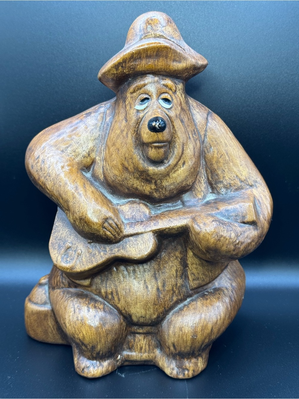 Vintage Disney Country Bear Jamboree Big Al Ceramic Coin Bank 1970s